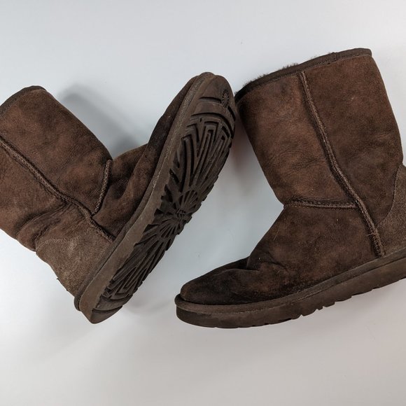 UGG Brown Winter Boots - Picture 2 of 9